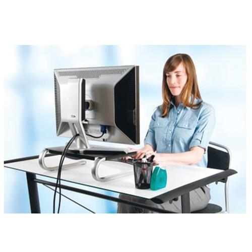 Allsop 29248 Redmond Monitor Stand - Adjustable Ergonomic Riser for Computer Screens, Laptops & Desktops - Perfect for Home Office, Gaming & Workspace Setup