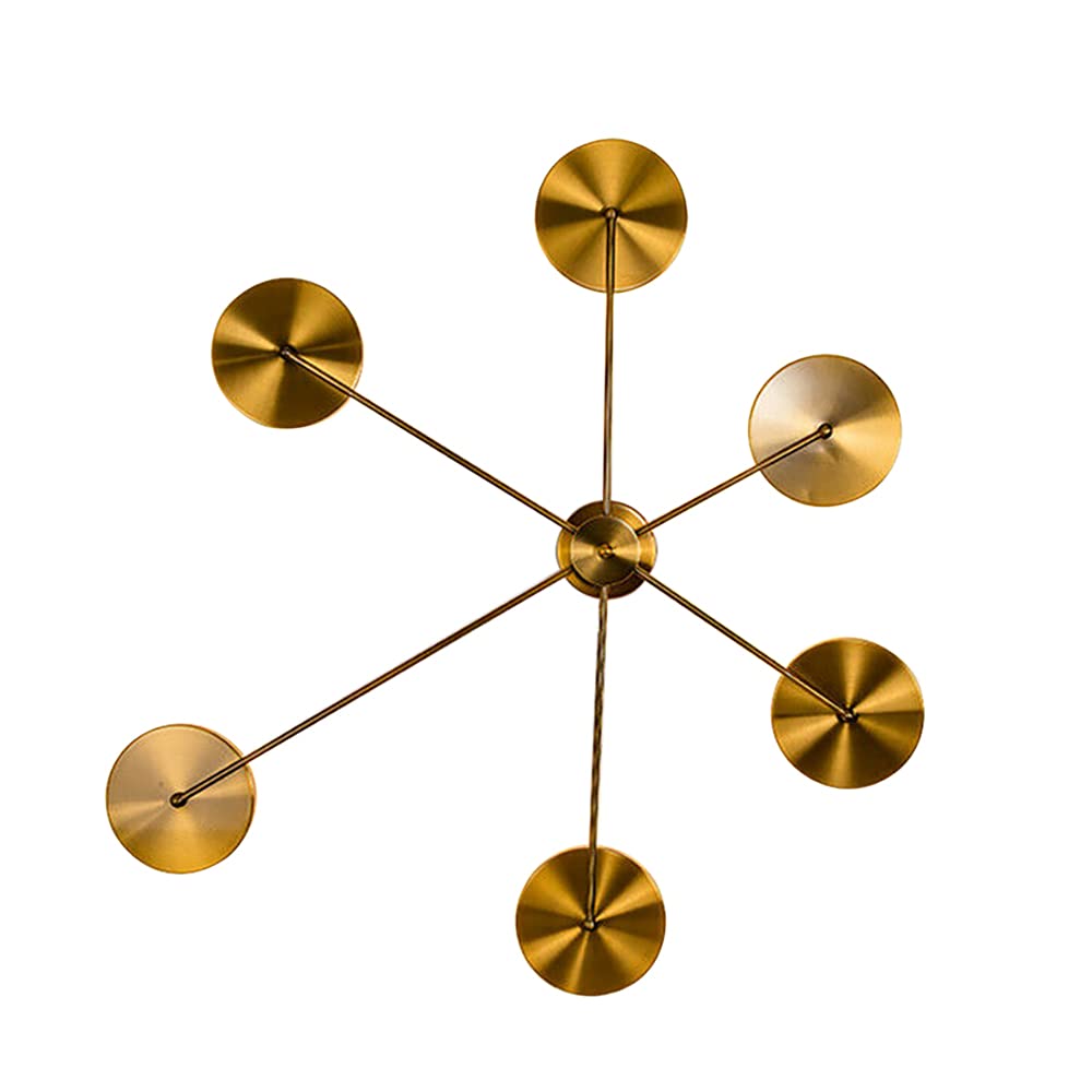 Vintage Style Wall Sconce - 6 LED Retro Wall Lamp for Living Room, Bedroom & Hallway - Modern Decorative Lighting Fixture for Home Interior Design | Perfect for Ambient Lighting in Dining Areas, Reading Nooks & Entryways
