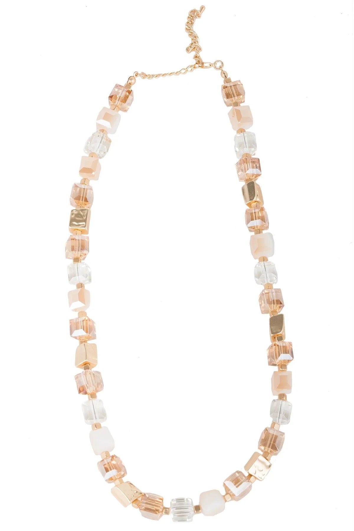 Elegant Beaded Stone Statement Necklace for Women - Boho Chic Jewelry for Parties, Weddings & Special Occasions