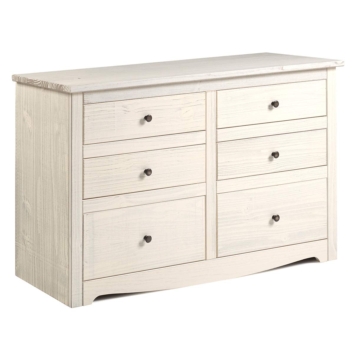 Solid Wood Dresser with 6 Drawers - 51.97