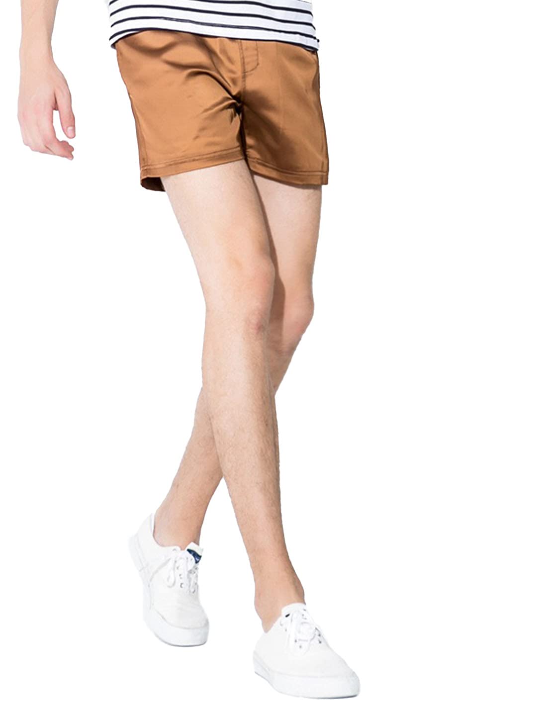 PAODIKUAI Men's Silky Satin Swim Trunks - Quick Dry Beach Shorts for Swimming, Lounge & Sleep - Comfortable Summer Swimwear for Pool, Vacation & Nightwear