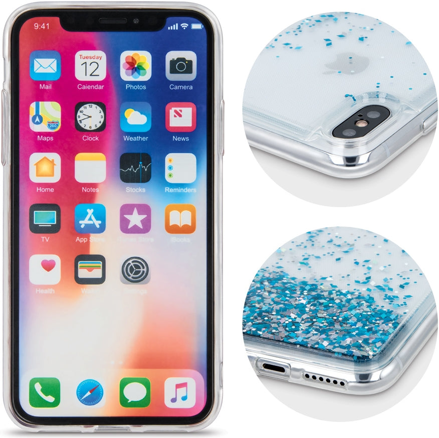 Apple iPhone 11 Case - Liquid Sparkle Protective Cover (Blue) | Slim Fit, Shockproof & Scratch Resistant | Perfect for Everyday Use, Travel & Outdoor Activities