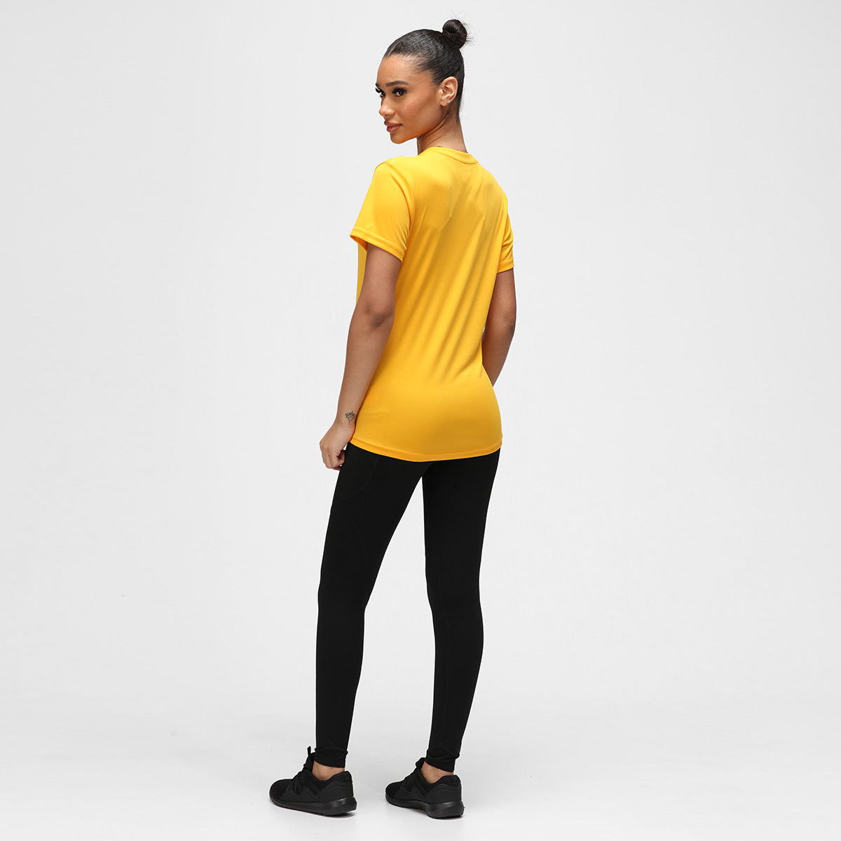 Premium Yellow Diamond Women's Performance T-Shirt - Moisture-Wicking, Breathable & Comfortable for Workouts, Yoga & Active Lifestyle
