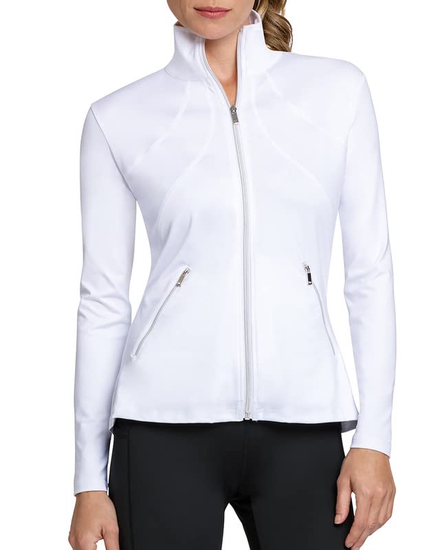 TAIL Women's Rachel Jacket - Lightweight Waterproof Windbreaker Coat for Outdoor Hiking & Travel - Chalk White