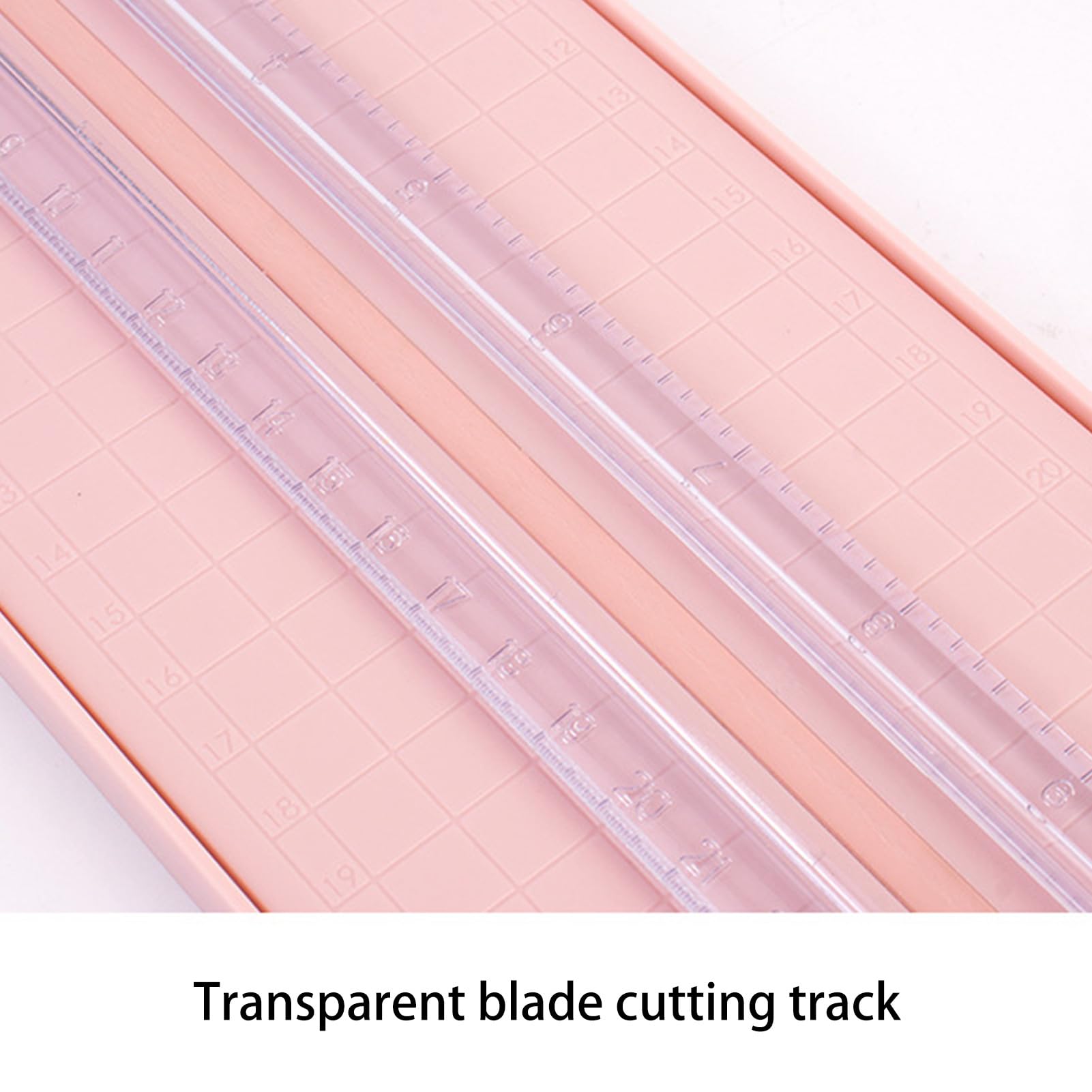 12-in-1 Multifunctional Paper Trimmer & Edge Cutter Machine with Measurements - Perfect for Scrapbooking, Photo Cards, Gift Wrapping, DIY Crafts & Home Office Use - Pink DNCG Paper Cutter