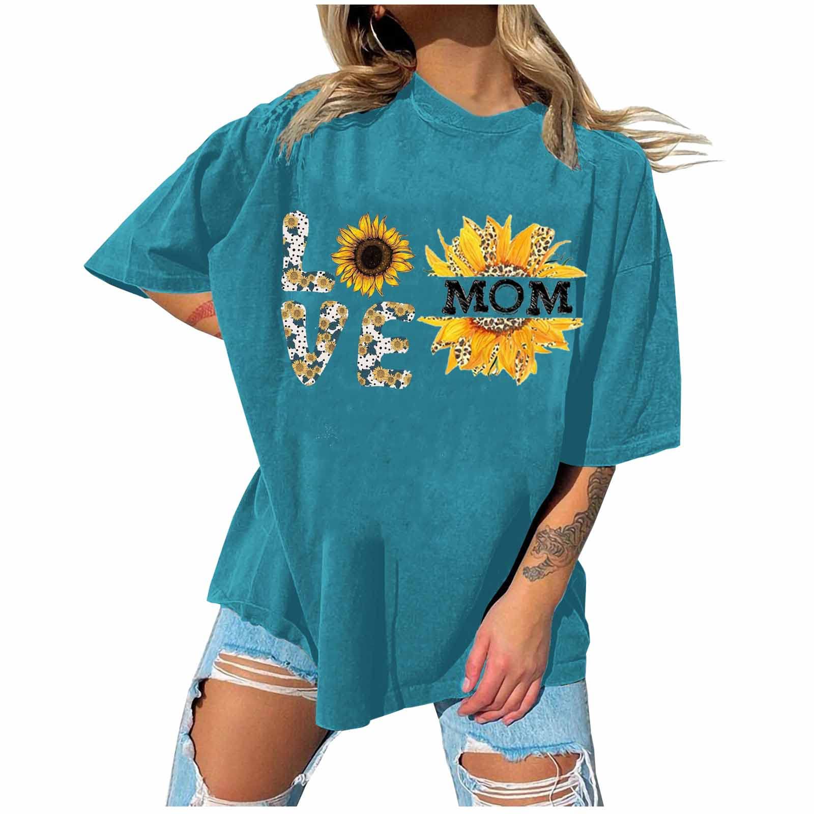 Funny Leopard Print Baseball Mom T-Shirt - Women's Softball Crew Neck Short Sleeve Top for Mother's Day Gifts | Perfect for Games, Practice & Team Spirit