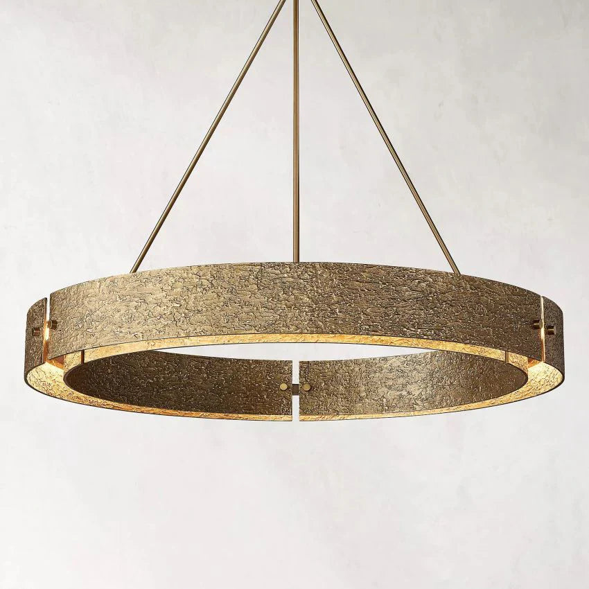 Vicky 48-Inch Round Crystal Chandelier - Elegant Modern Ceiling Light Fixture for Dining Room, Living Room & Bedroom Lighting