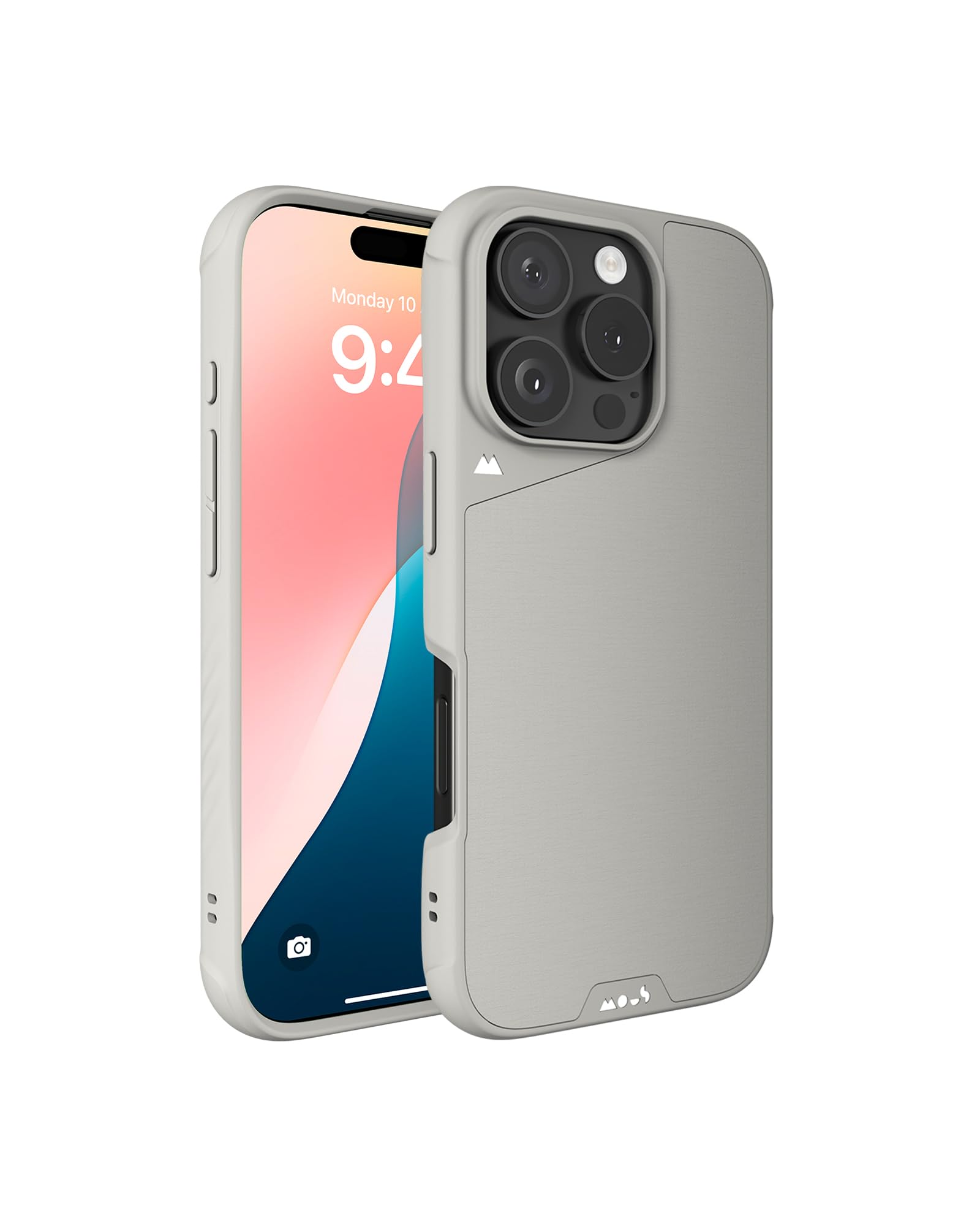 Mous iPhone 16 Pro Case with MagSafe - Limitless 6.0 Protective Shockproof Cover (Sand Color) - Perfect for Outdoor Adventures, Travel & Daily Protection