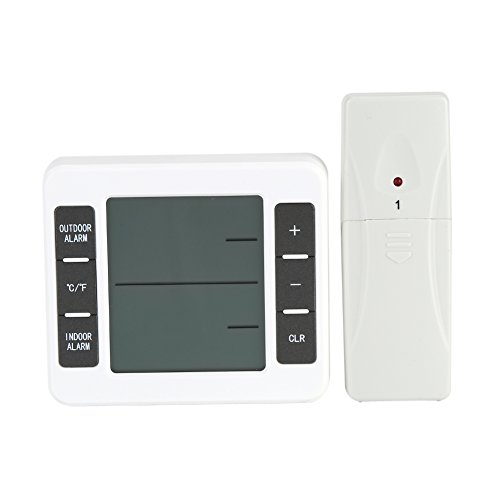 Wireless Refrigerator & Freezer Thermometer - Digital Temperature Sensor with Alarm | Monitor Food Safety for Home, Restaurant & Commercial Use