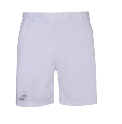 Babolat Men's Tennis Shorts - White | Breathable & Comfortable Athletic Wear for Training & Match Play
