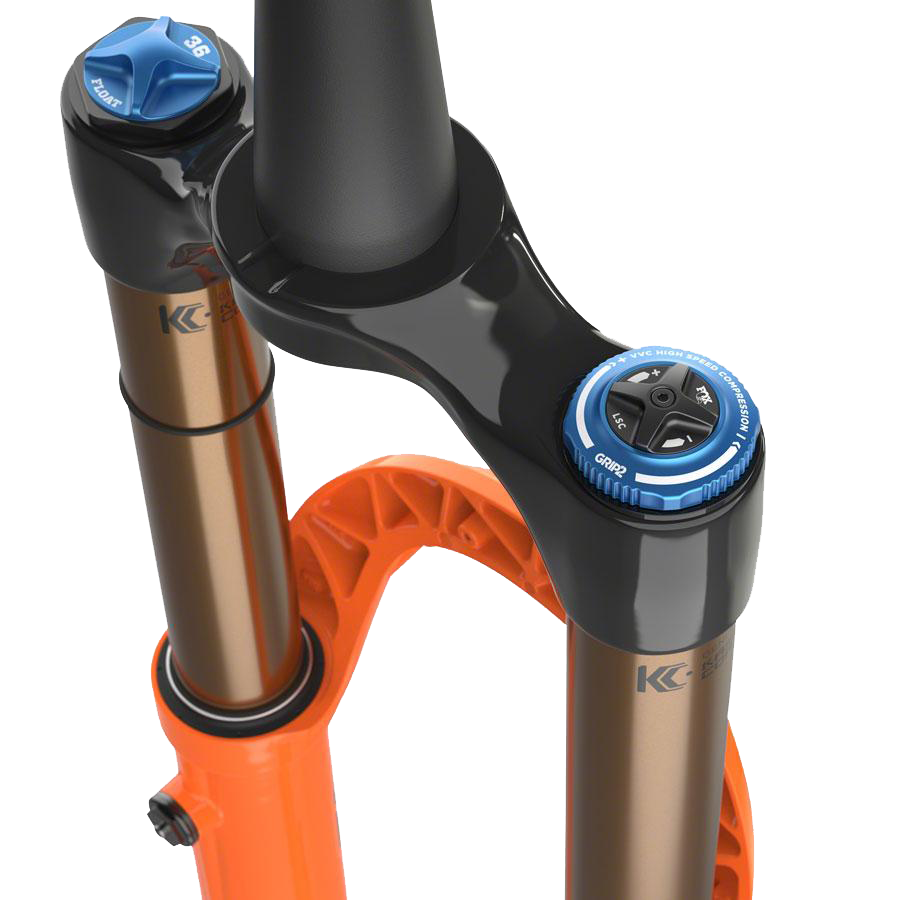 36 Float Factory 29 160mm 15QRx110 44mm OS Shiny Orange MTB Fork - 2022 Model for Trail & Enduro Mountain Biking