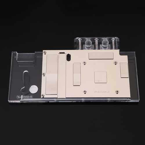 Bykski N-GX98-X GPU Water Cooling Block with RGB Lighting - PMMA & Copper for GTX 980 - High Performance PC Liquid Cooling System for Gaming & Overclocking