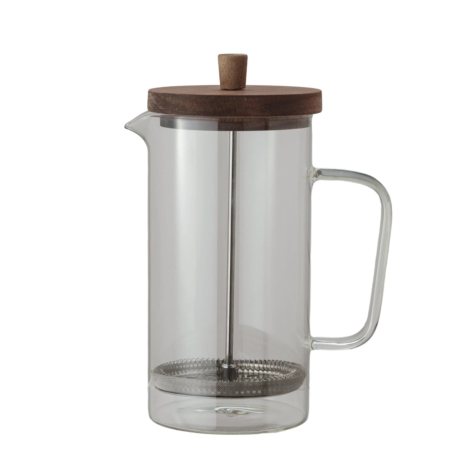 Premium French Press Coffee Maker - 34oz Stainless Steel & Heat-Resistant Glass for Rich, Bold Coffee - Perfect for Home, Office & Camping Use