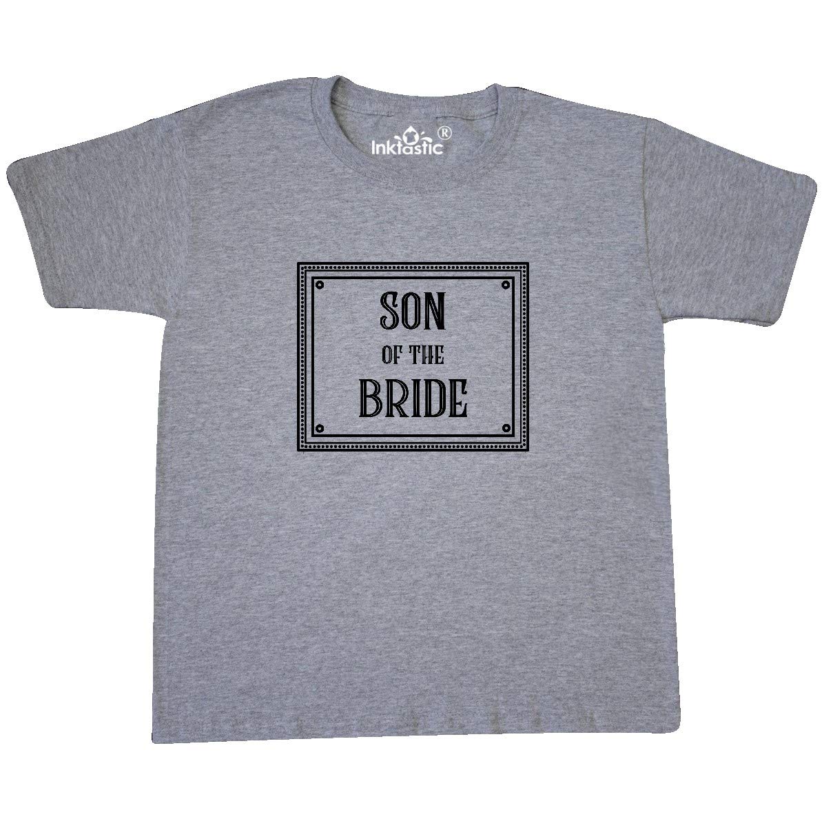 Inktastic Son of The Bride Youth T-Shirt - Funny Wedding Party Outfit for Boys - Perfect for Groomsmen, Ring Bearers & Special Occasions