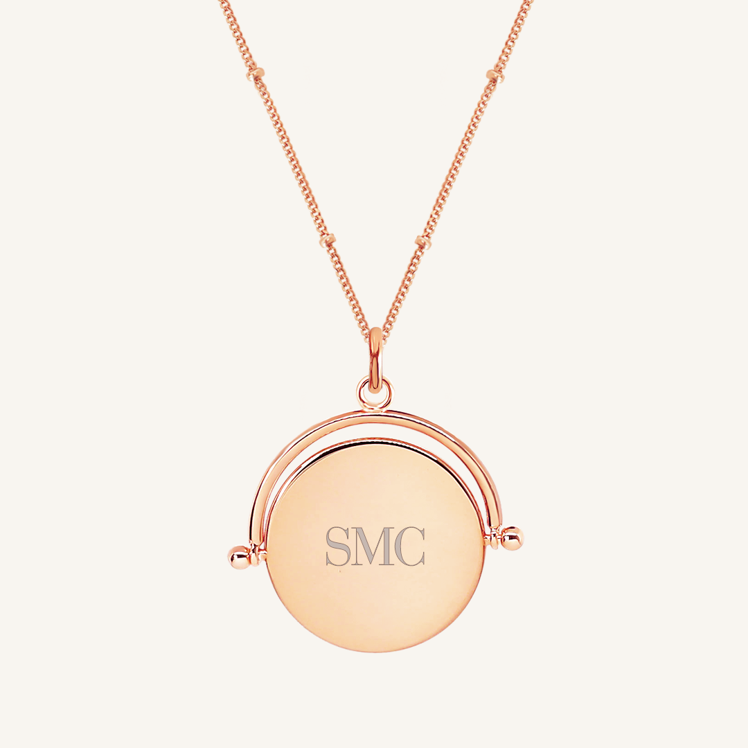 Handmade Etch Pendant Necklace - Unique Personalized Jewelry Gift for Women - Perfect for Anniversary, Birthday & Valentine's Day