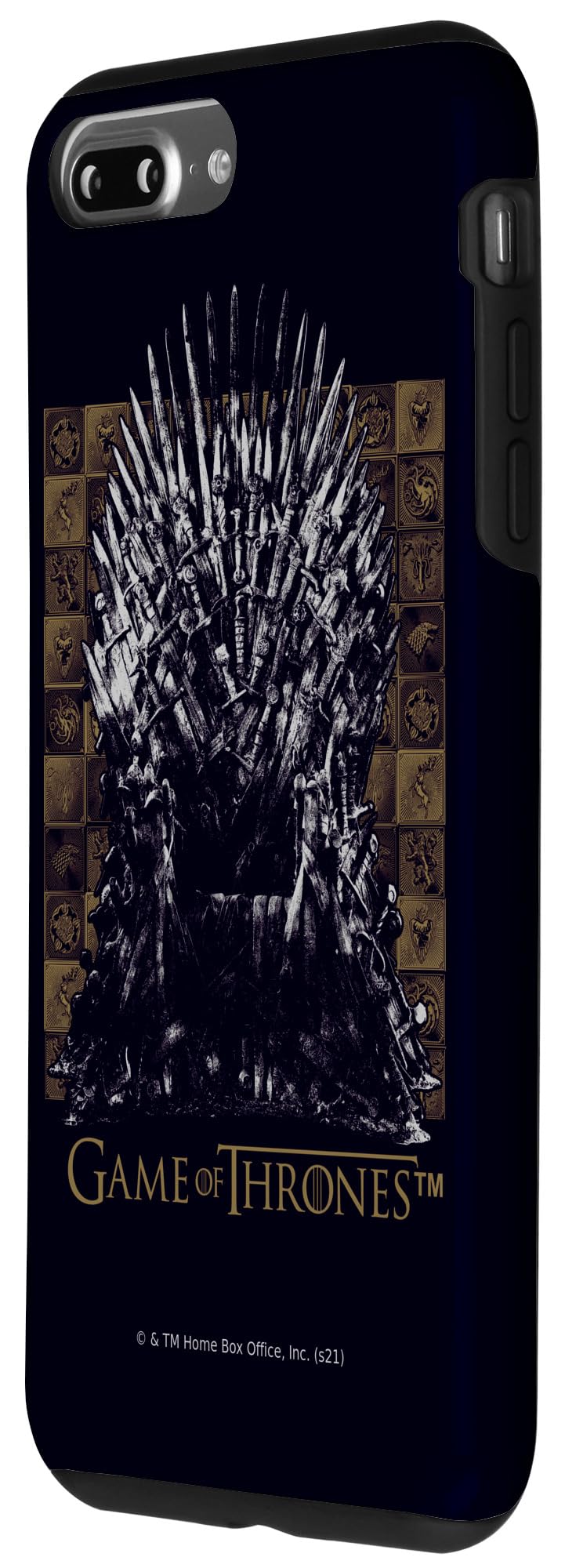 Premium Game of Thrones Iron Throne Case for iPhone 7 Plus/8 Plus - Protective Phone Cover with Unique Design - Perfect for Fans, Collectors & Fantasy Lovers