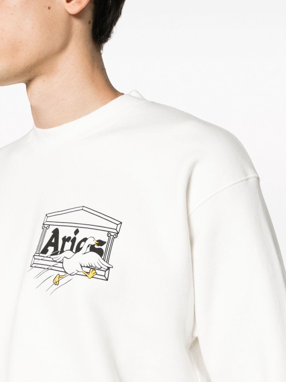 Aries White Sweaters for Women - Soft & Cozy Knit Pullover - Perfect for Casual Wear, Office & Winter Outfits