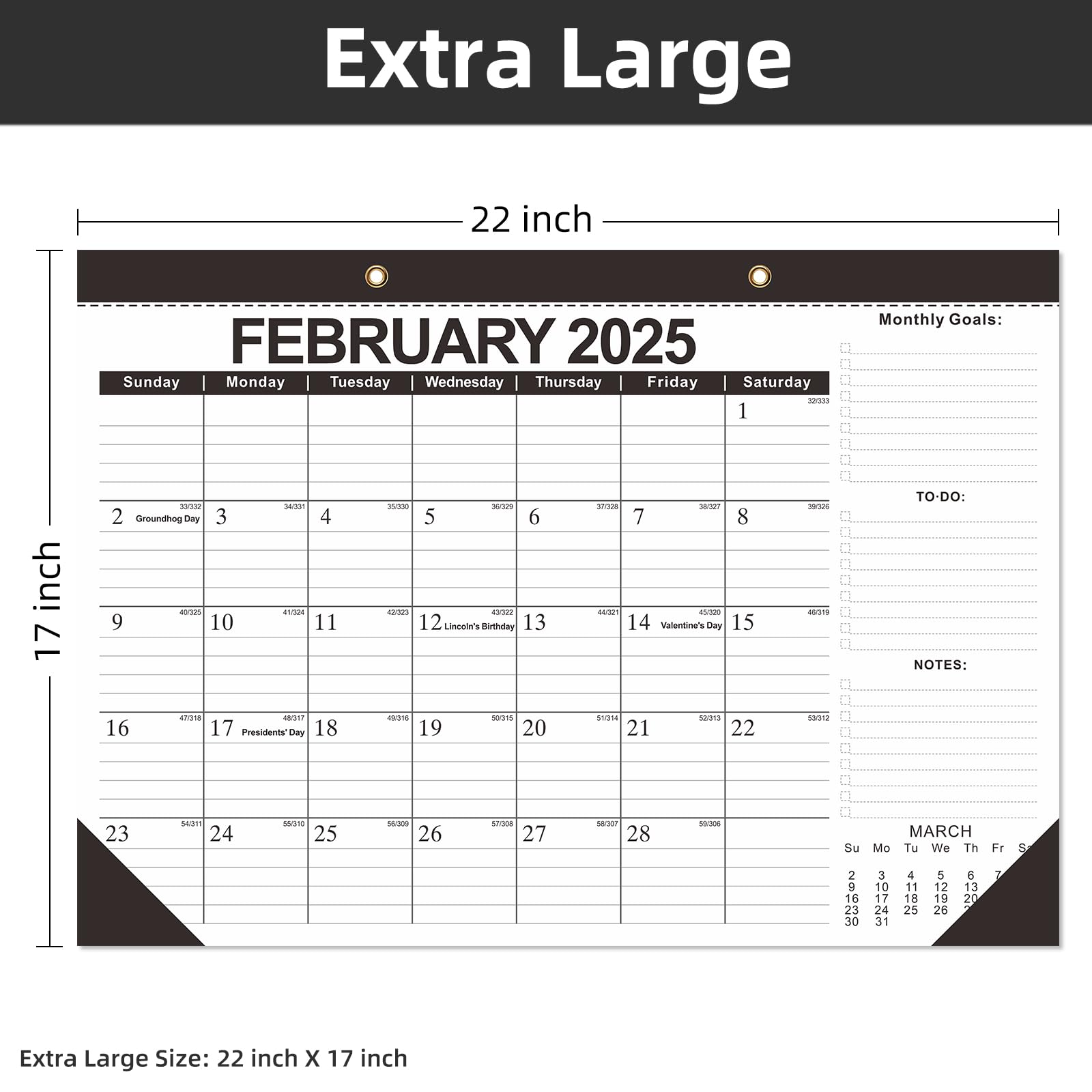 BHR XXL 2025-2026 Wall Calendar - 22