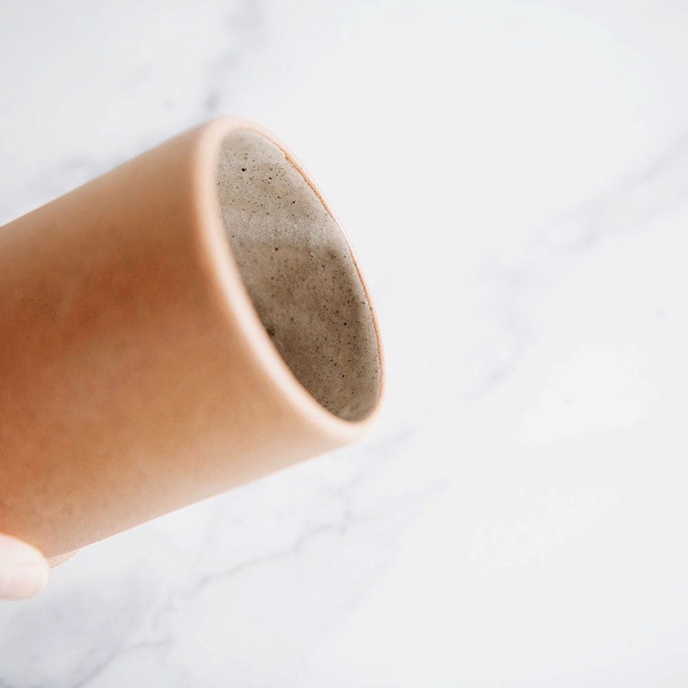 Handmade Ceramic Terracotta Coffee Cup - Eco-Friendly Clay Mug for Hot & Cold Drinks - Perfect for Home, Office, and Outdoor Use