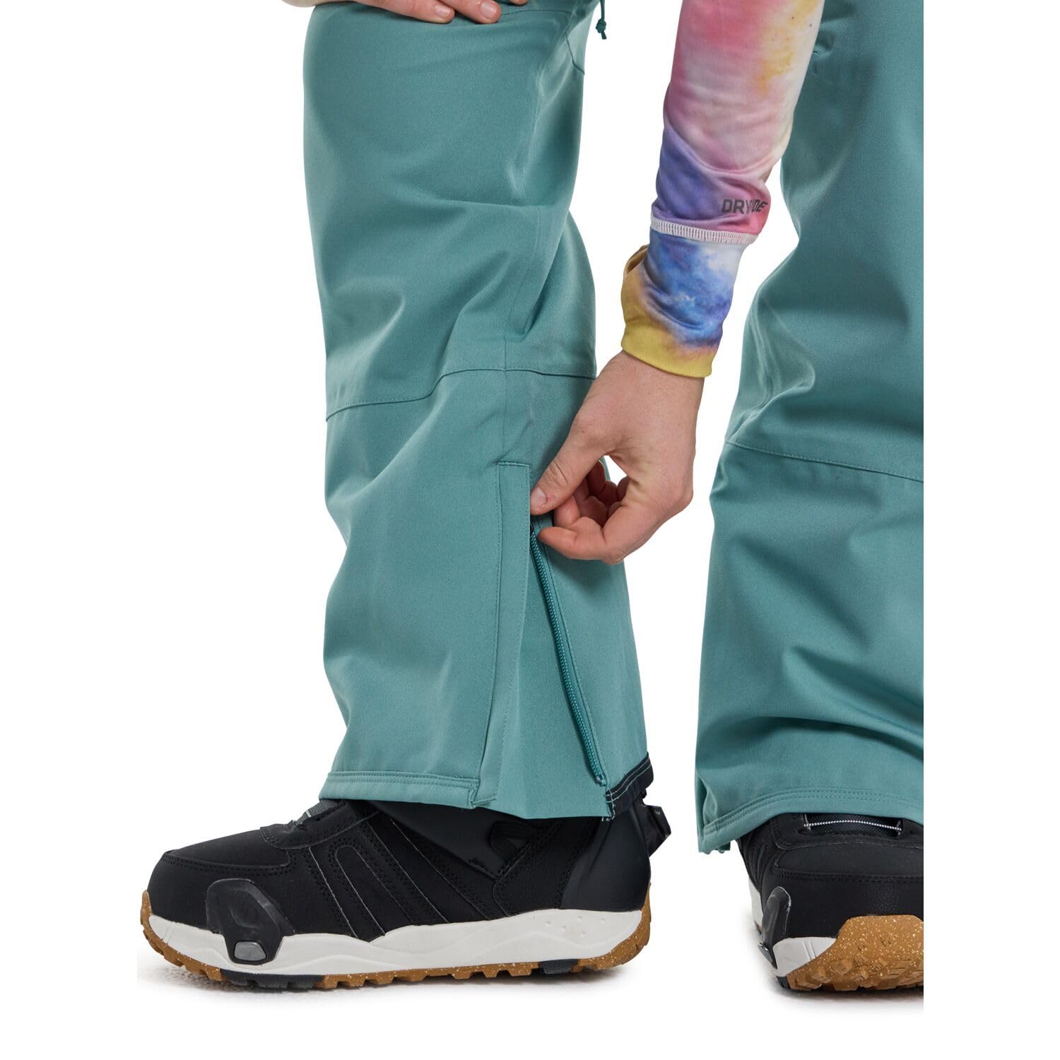 Burton Women's Avalon 2L Stretch Bib Snow Pants - Waterproof Insulated Ski Bib Overalls for Winter Sports & Cold Weather Activities