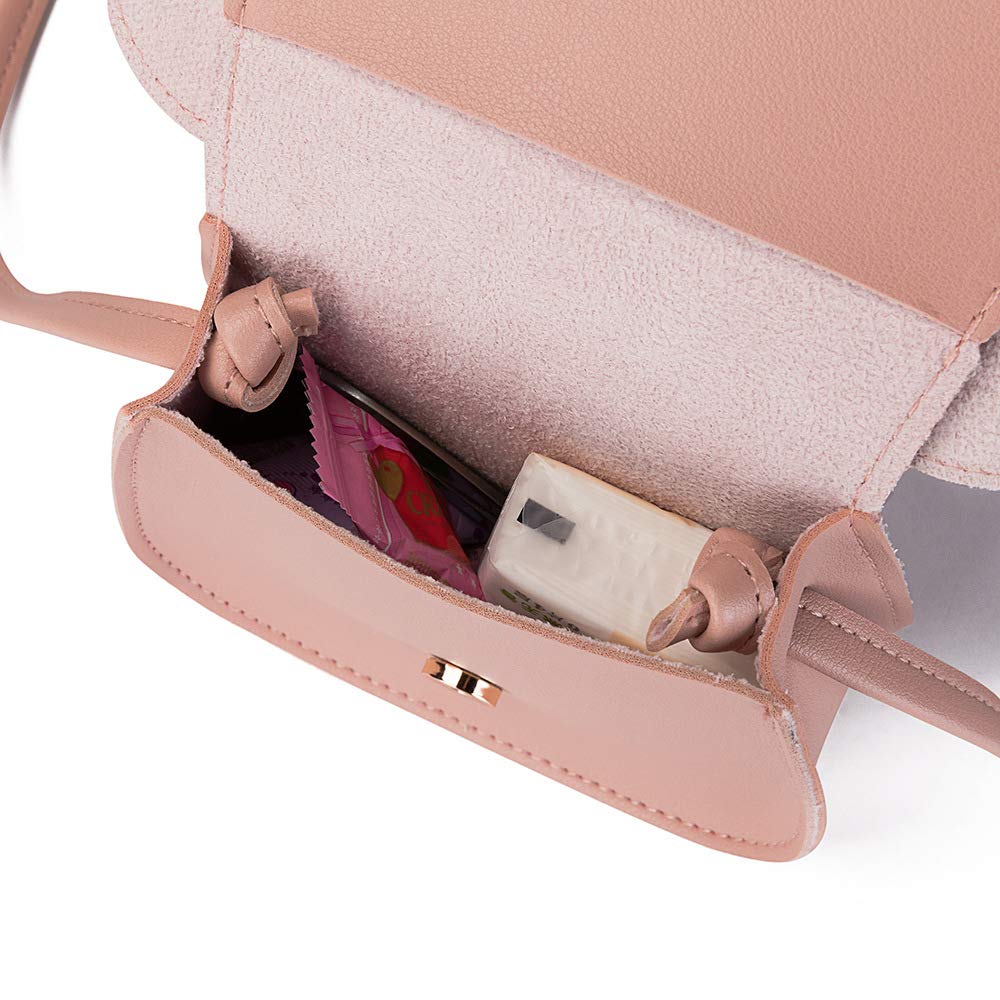 Cute Little Girls Crossbody Purse with Bowknot & Magnetic Closure - Cartoon Ears Shoulder Bag for Kids - Perfect for School, Parties & Everyday Use