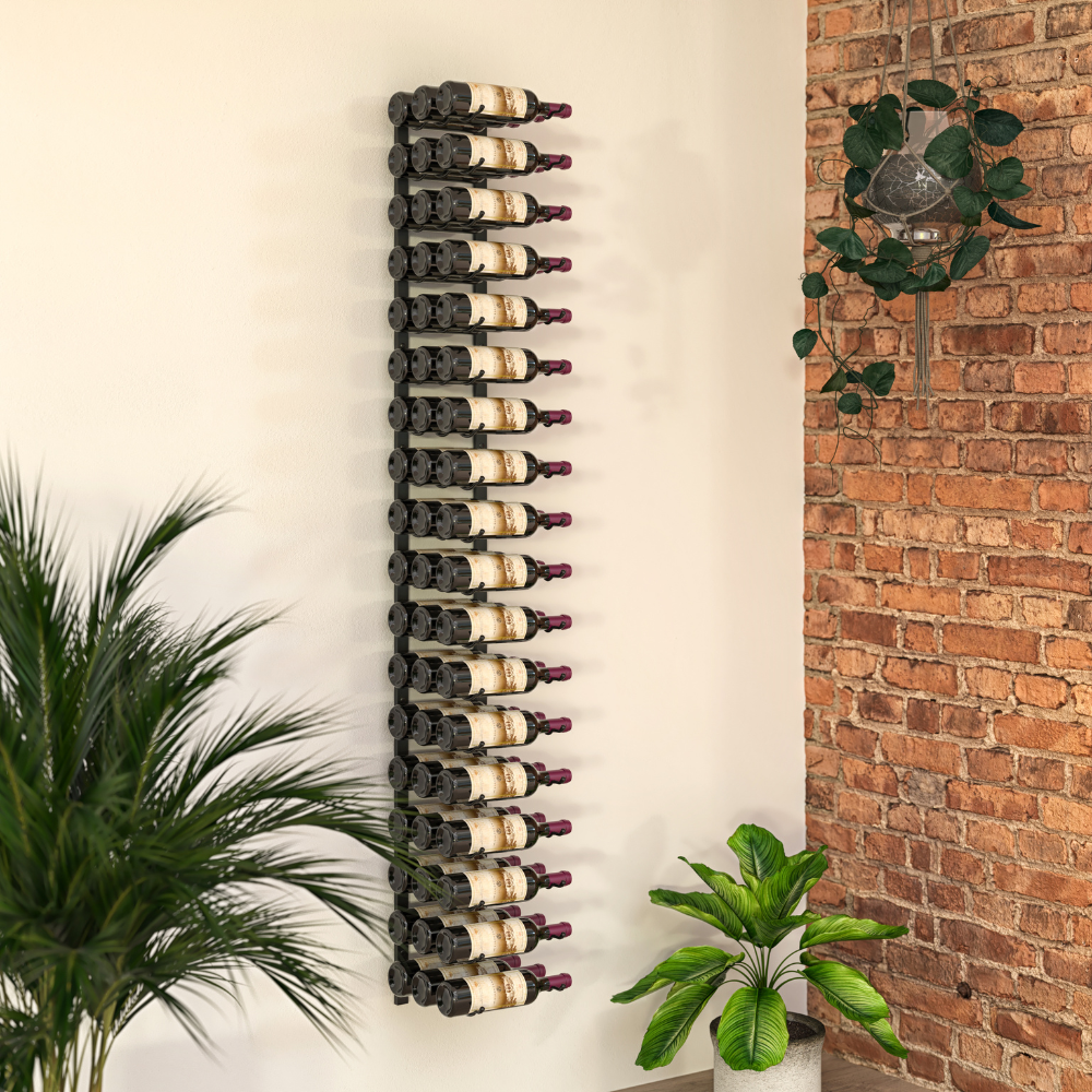 6 Foot Tall Wine Rack Kit - Holds 18 to 54 Bottles | Sturdy Metal Storage for Wine Cellars, Home Bars & Restaurants