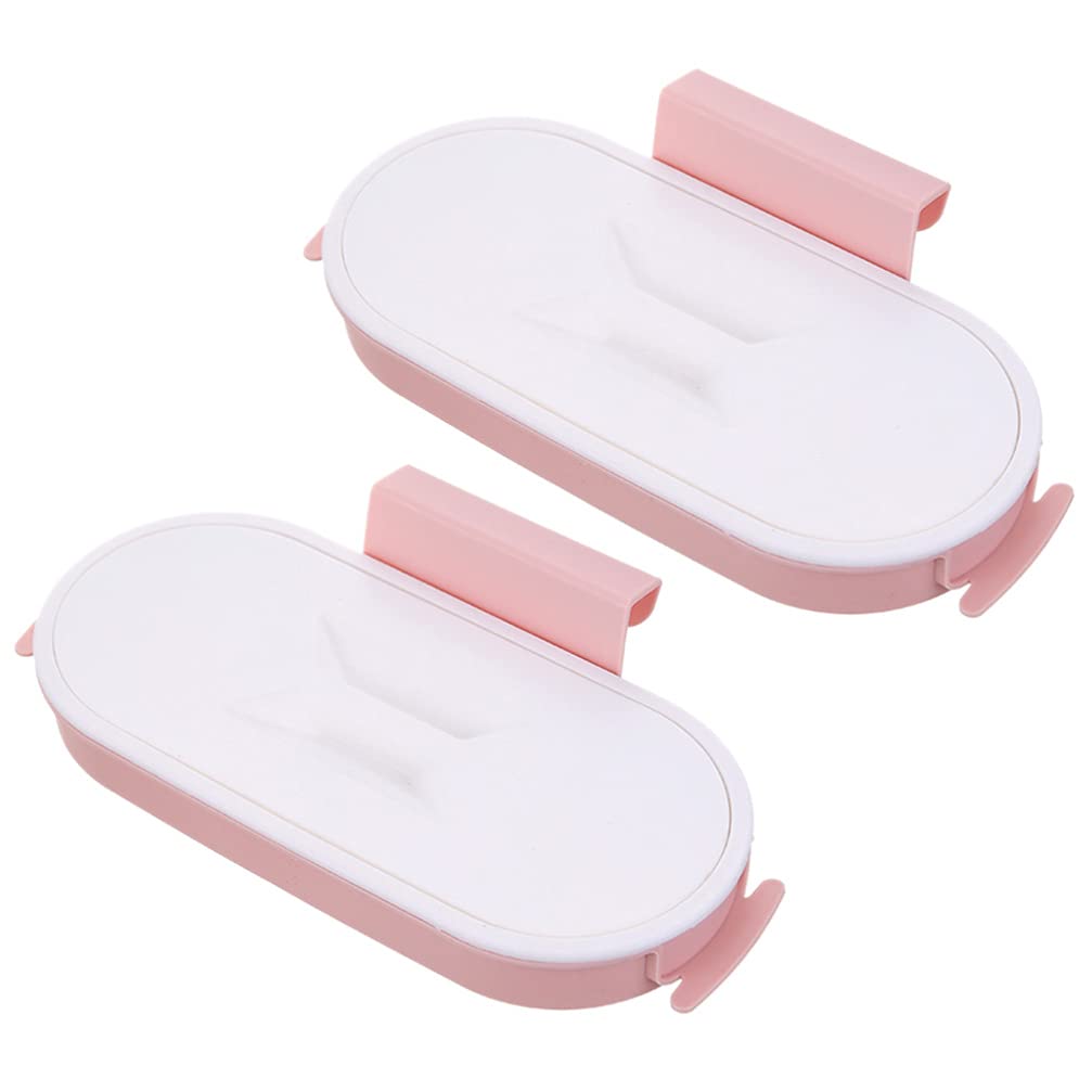 2-Pack Cabilock Garbage Bag Holder - Under Cabinet Trash Bag Storage Rack for Kitchen, Bathroom, or Office - Durable PP Plastic Organizer for Easy Access & Space Saving