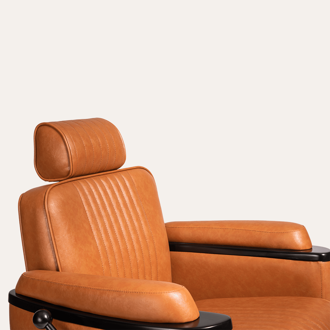 Professional BARBER CHAIR for Salon & Home Use - Heavy Duty Hydraulic Styling Chair with Adjustable Height & Reclining Back - Perfect for Haircuts, Shaves & Styling