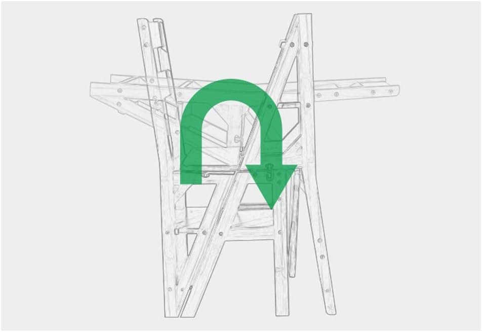 Convertible Wooden Folding Ladder Chair - Multi-Purpose Step Stool for Kitchen, Library & School Use | Durable Furniture for Home & Office Organization