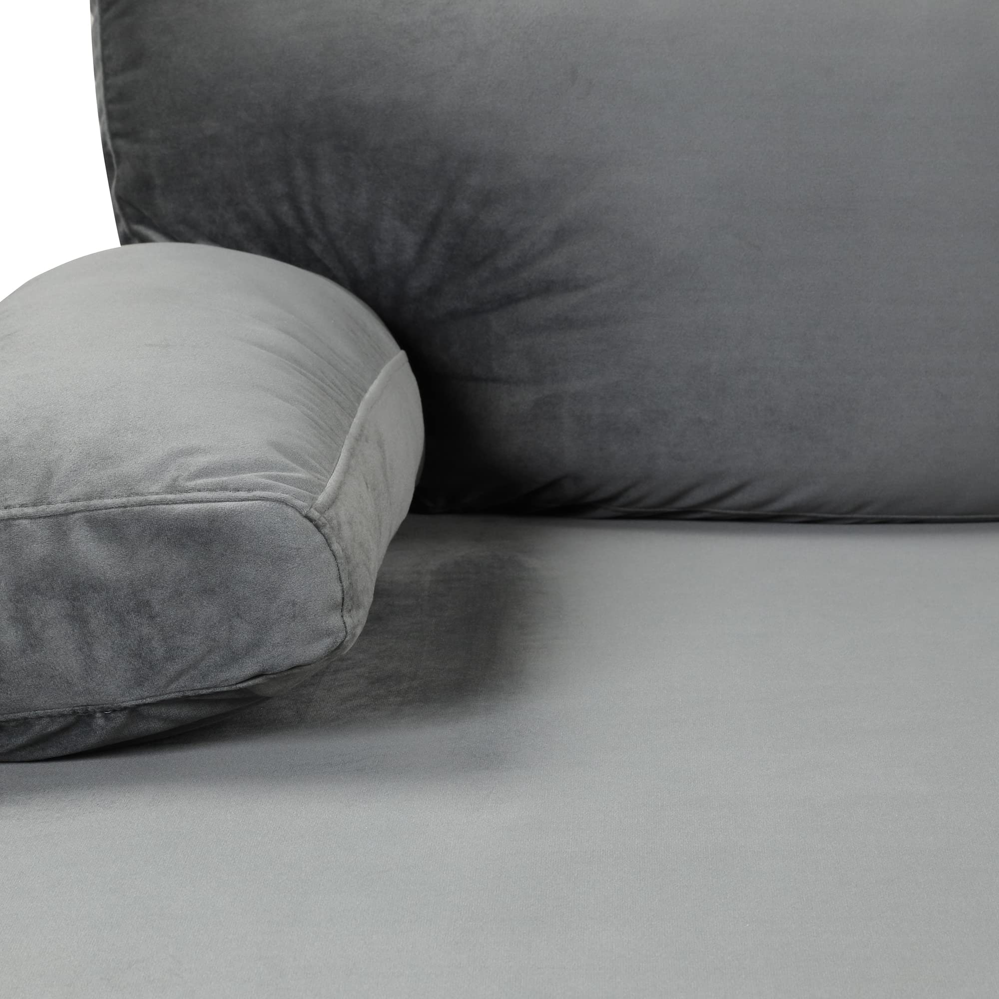 Modern Large Velvet U-Shaped Sectional Sofa with Double Wide Chaise Lounge - Casa Andrea Milano Luxury Fabric Couch for Living Room, Lounge & Home Theater