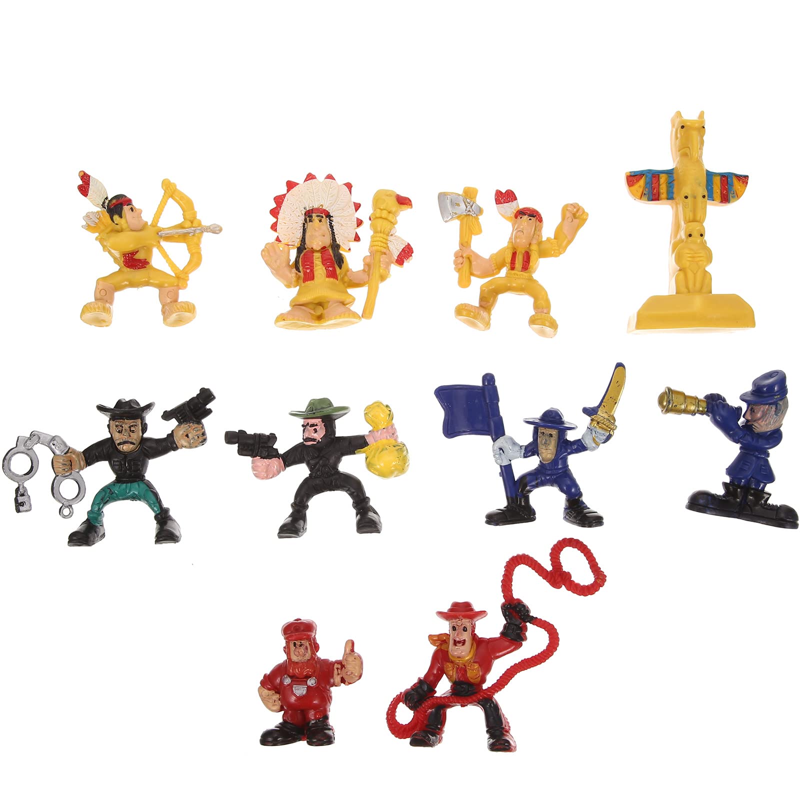 Balacoo 12-Piece Realistic Cowboy Toy Figure Set - Western Decor, Collectible Action Figures for Kids & Adults - Perfect for Playtime, Themed Parties & Home Decoration