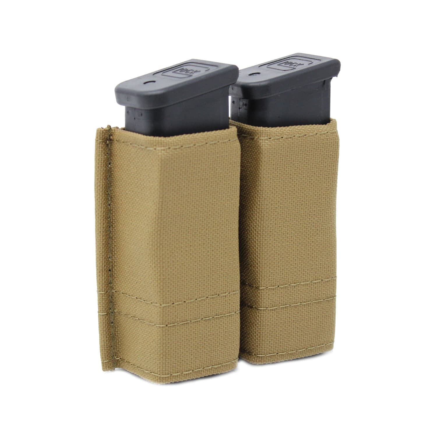 Esstac Double Pistol Gap KYWI Magazine Pouch - Tactical Molle-Compatible Ammo Holder for AR-15 & Pistols - Perfect for Range Training, Competition Shooting & Outdoor Adventures