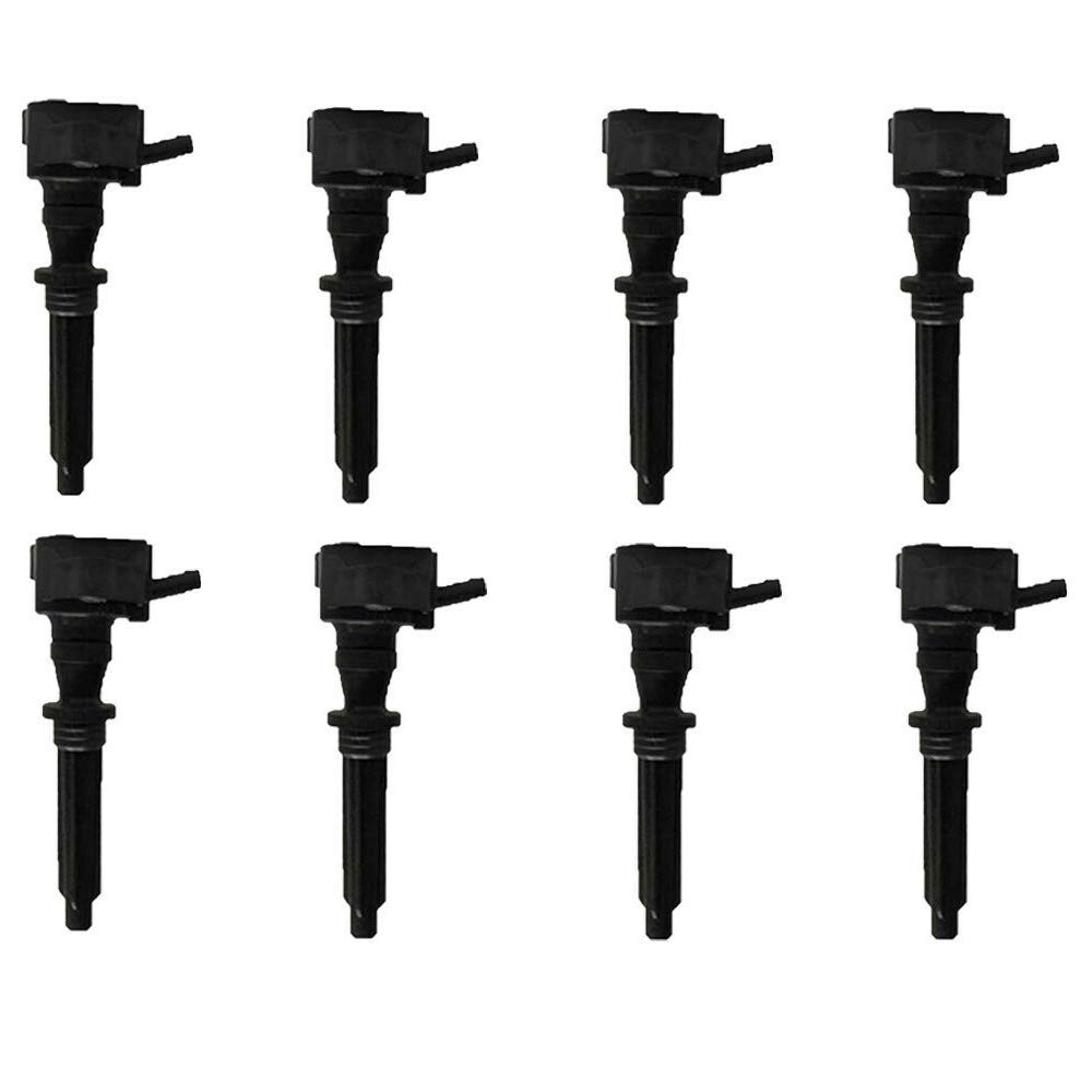 8PC Ignition Coil Set - ELR730 C2Z18619 LR035548 DX23-12A366-AC Compatible with Multiple Vehicle Models | Durable Replacement for Smooth Engine Performance | Ideal for Car Maintenance & DIY Auto Repairs