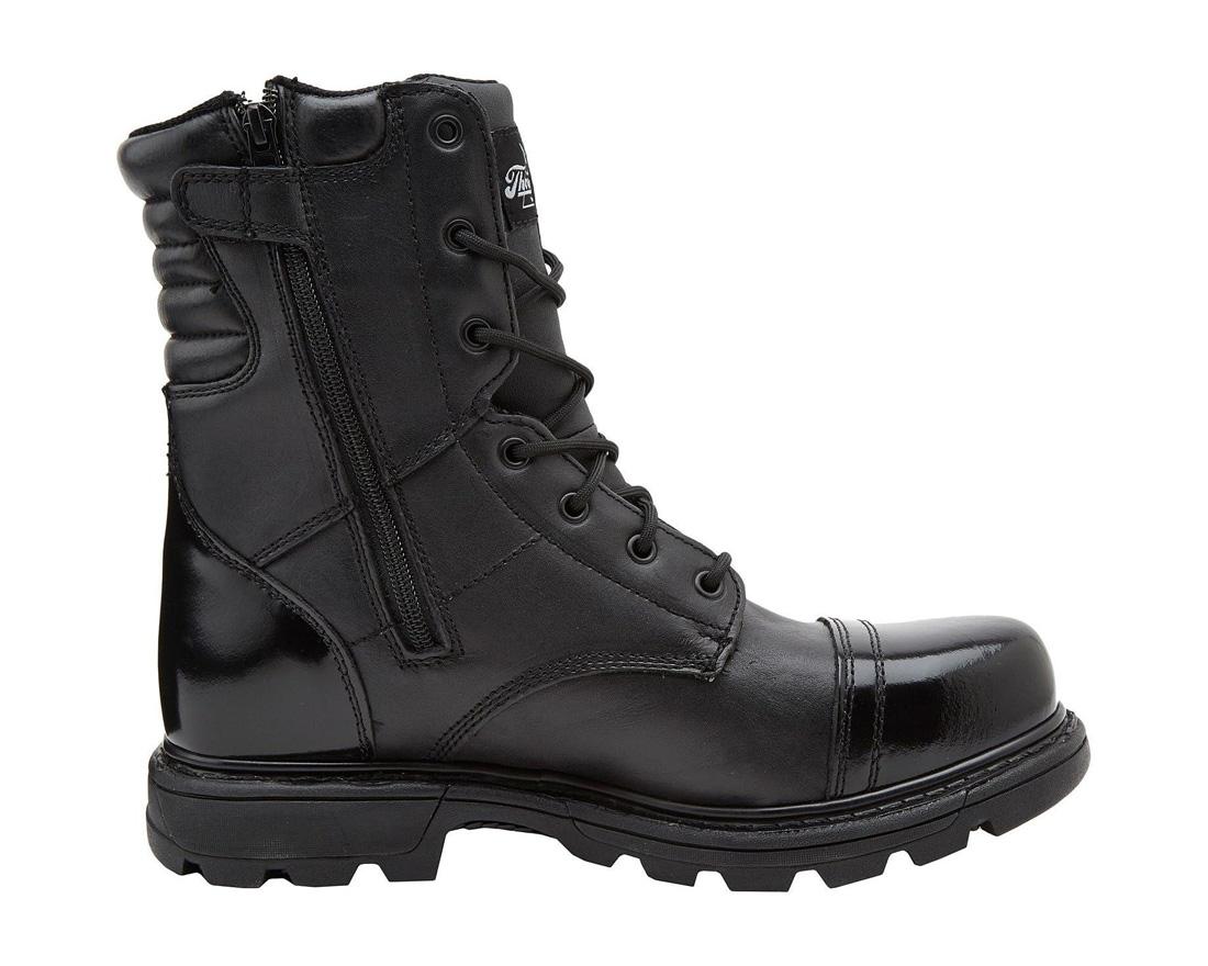 GenFlex2 Series 8 Tactical Jump Zip Boots - Black Military & Work Boots for Outdoor, Hiking, and Tactical Operations