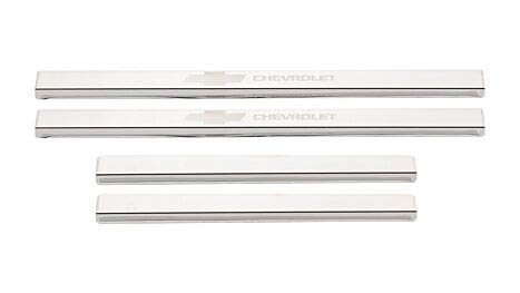 Putco GMC Logo Stainless Steel Door Sill Plates Kit - Compatible with 2019-2025 GMC Sierra Crew Cab | Premium Protection & Style Upgrade for Truck Interior