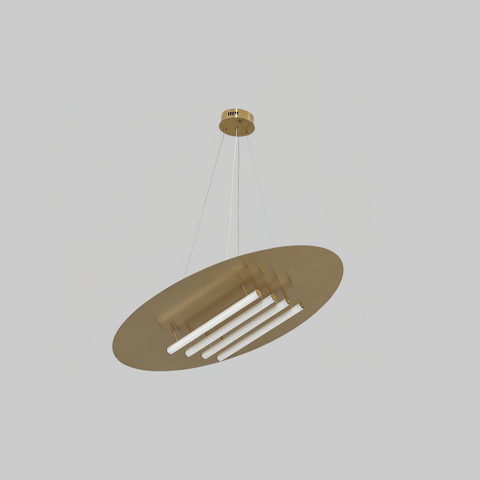 Modern Big Disc Pendant Lamp - Stylish Ceiling Light Fixture for Dining Room, Kitchen Island & Living Room Decor