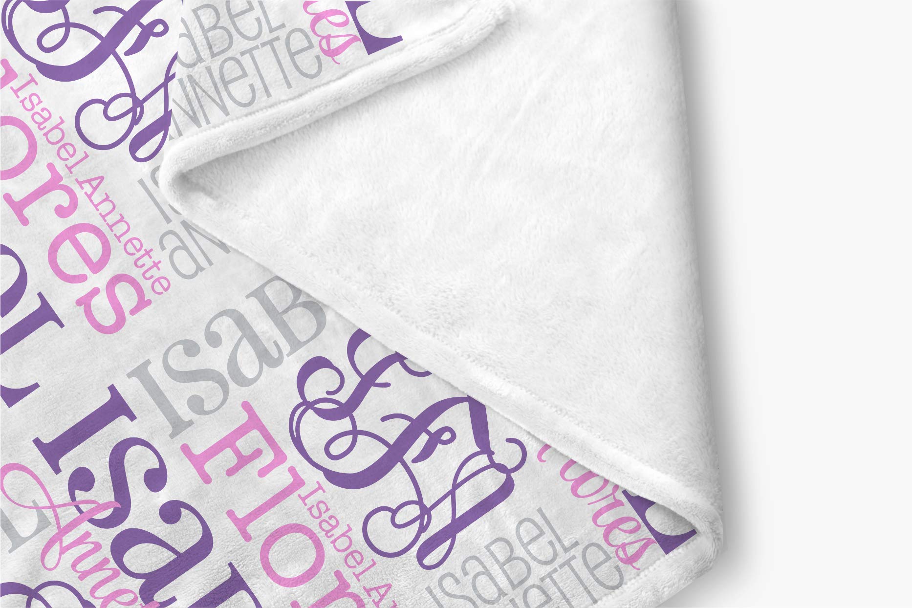 Personalized Baby Girl Blanket with Name - Monogrammed Minky Blanket for Newborns & Toddlers - Custom Crib Throw & Lovey Blanket for Girls (Vine Monogram - Ballerina, 30