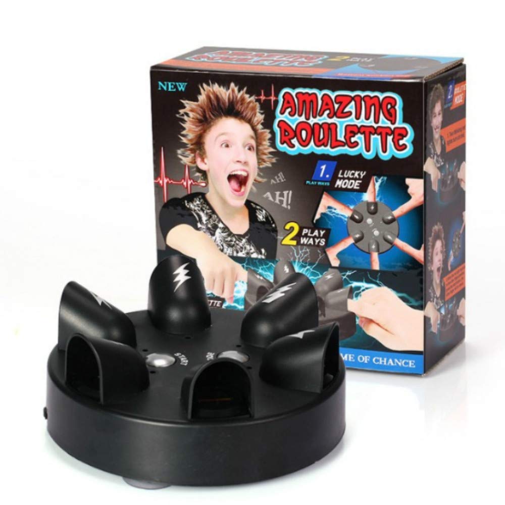 Mini Electric Shock Finger Lie Detector - Portable Polygraph Game for Truth or Dare, Party Fun & Stress Relief - Novelty Deception Testing Toy for Adults & Friends Gatherings (Great for Game Nights, Office Pranks & Icebreaker Activities)