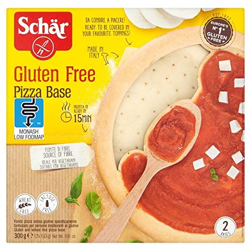 Schar Gluten Free Pizza Crusts - 300g | Pre-Baked, Ready to Top | Perfect for Celiac Diet & Gluten-Free Lifestyle | Great for Family Pizza Night & Quick Meals