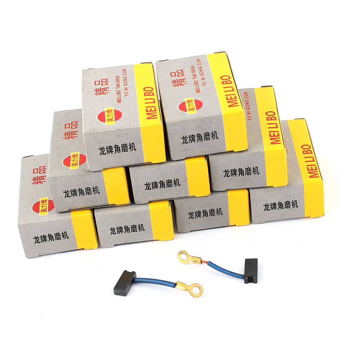 13mm x 6mm Carbon Brush - 20pcs Replacement for Electric Motors - DIY & Repair Use