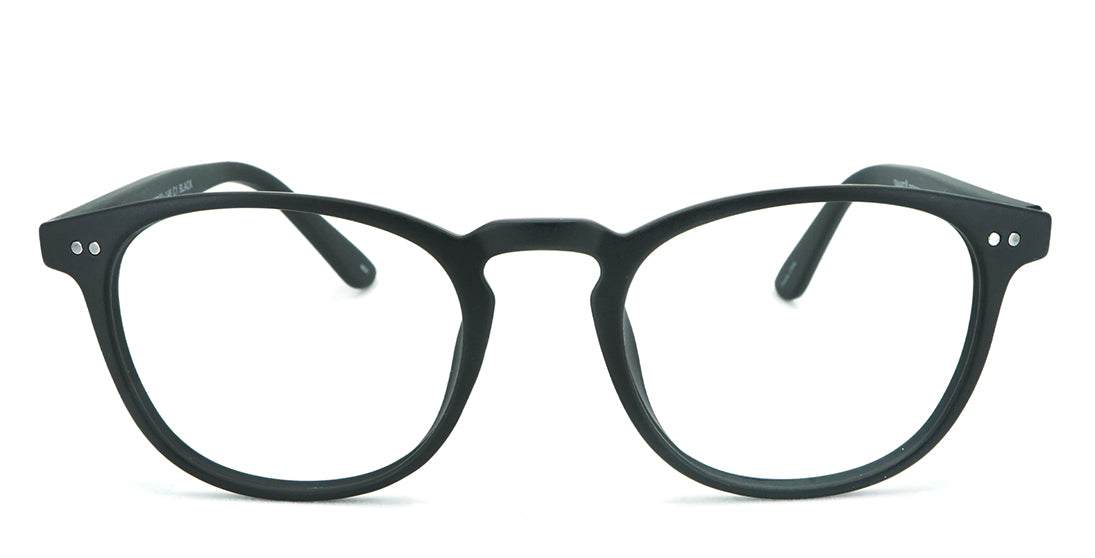 Refined Keyhole Bridge Plastic Frame S2845 - Elegant Eyeglass Holder for Home & Office Organization