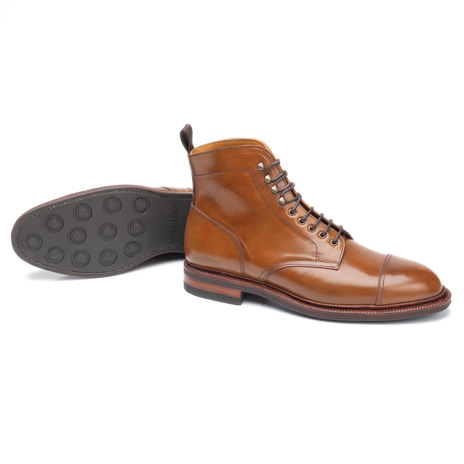 Premium Bourbon Horween Shell Cordovan Leather - E (Ultraflex System) - Ideal for Luxury Wallets, Belts & Handcrafted Leather Goods