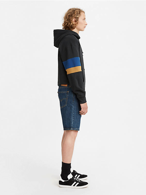 Levi's 405 Standard Short Night Run Denim Jeans for Men - Classic Fit, Comfortable & Durable - Perfect for Casual Wear, Night Out & Everyday Use