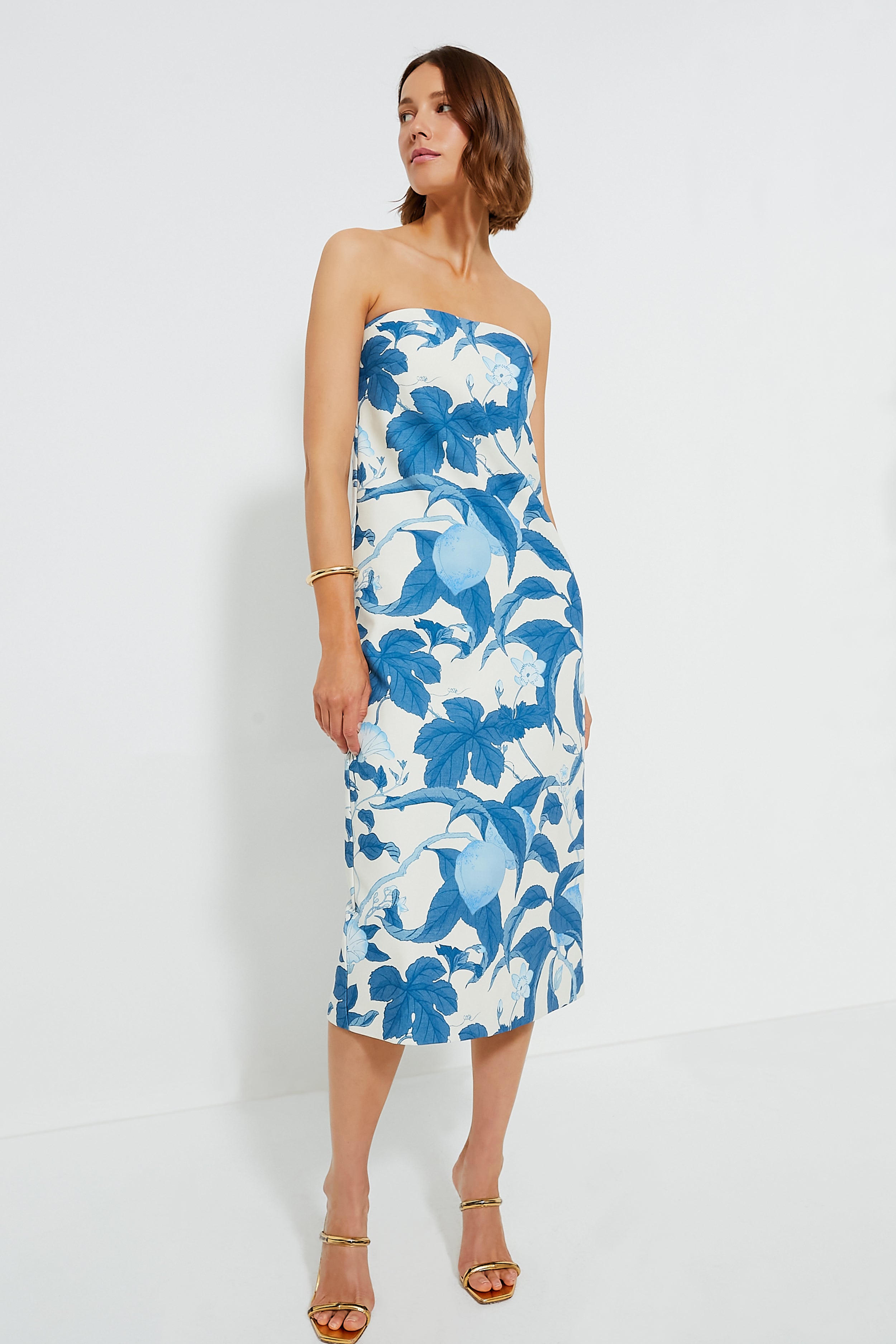 Bonnie Blossom Marin Dress for Women - Floral Summer Maxi Dress with Puff Sleeves | Perfect for Beach Vacations, Weddings & Date Nights