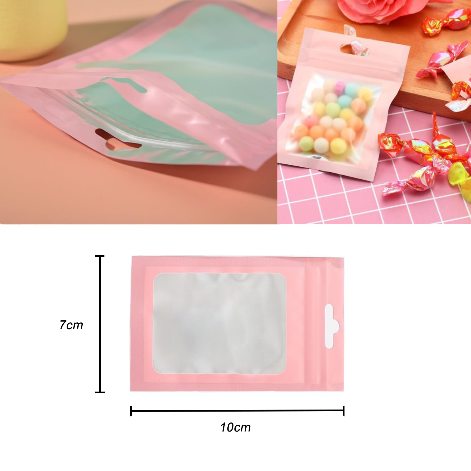 50pcs Pink Rolling Trays Kit - 7