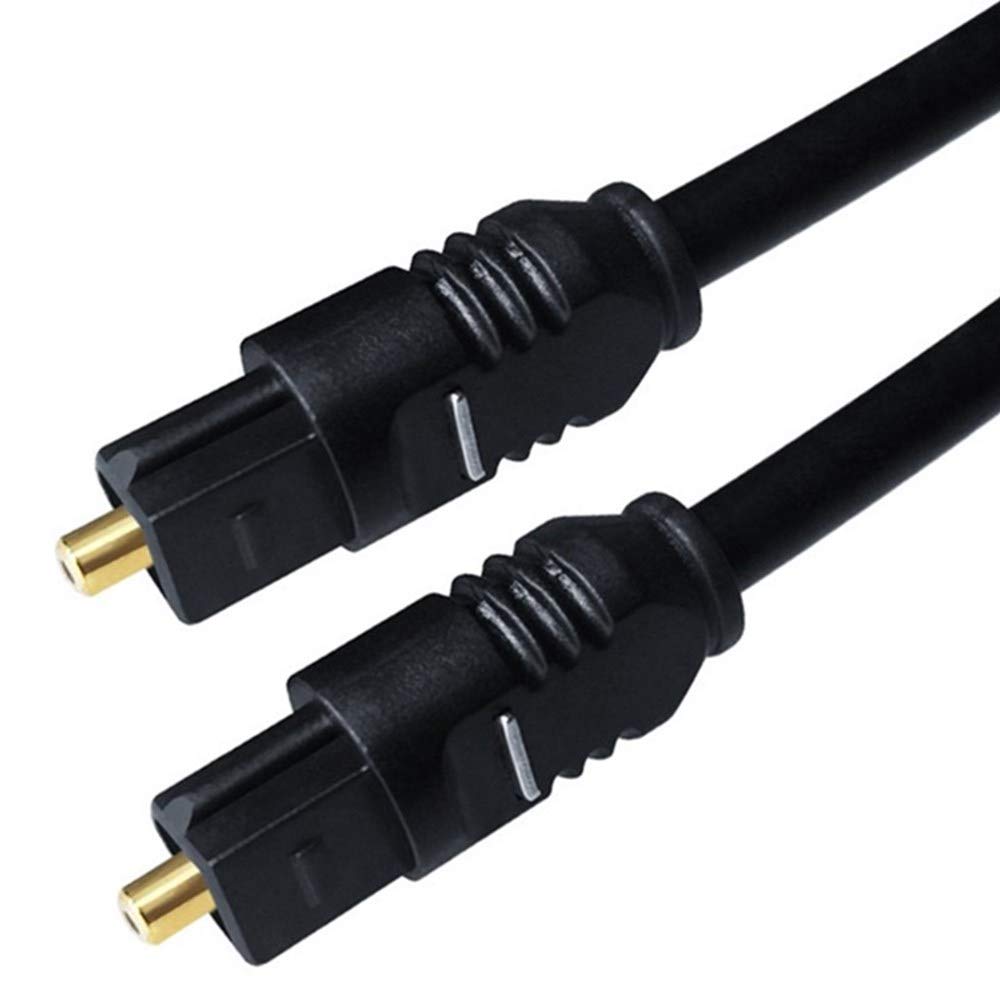 Premium Digital Optical Audio Cable - Toslink Male to Male 1m (3.3ft) - High-Speed Fiber Optic SPDIF Cable for Home Theater, Sound Bar, TV, PS5, Xbox & Audio Systems