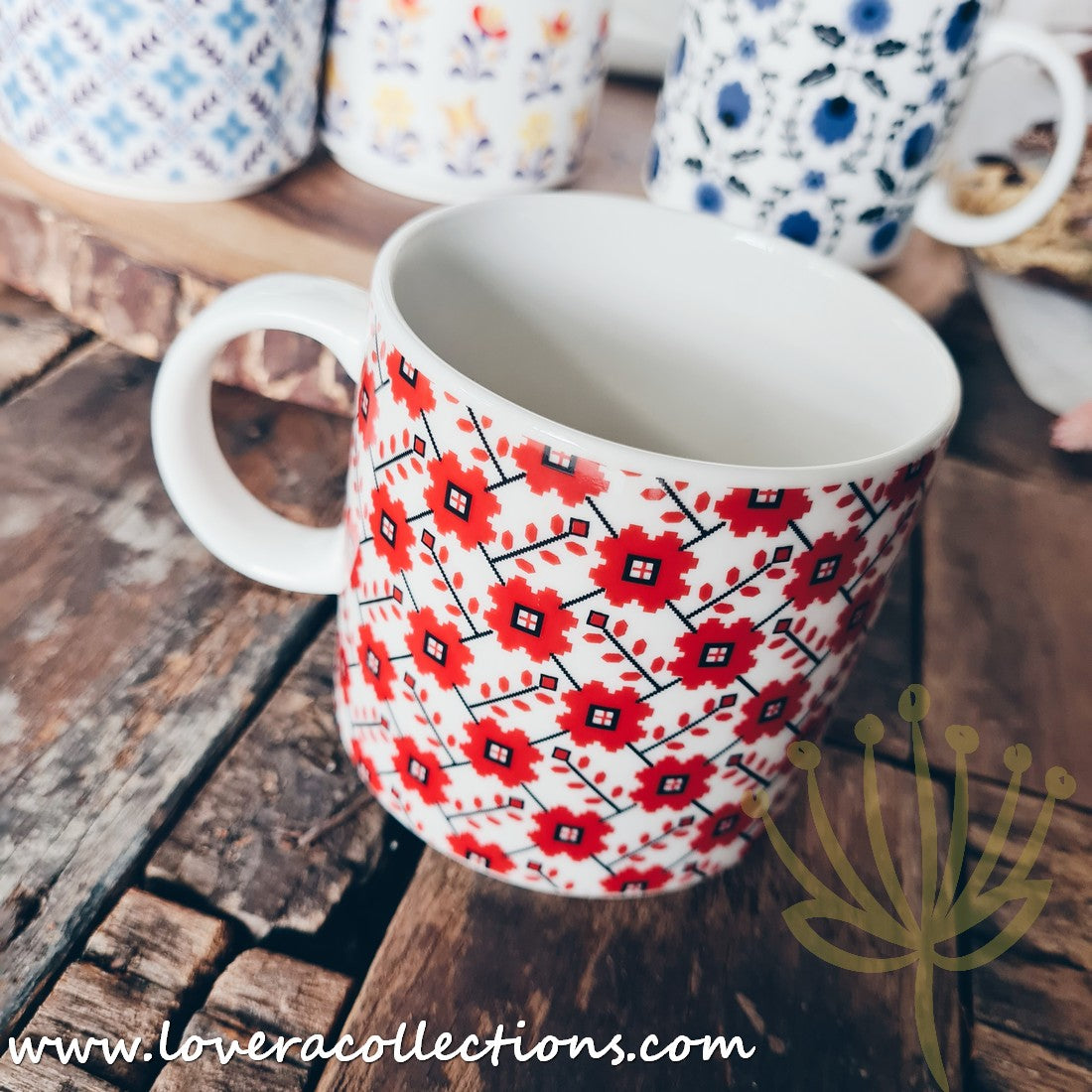 Japanese Fabric Gift Set with Matching Mugs - 65% Off Clearance Sale - Perfect for Home Decor, Tea Time & Thoughtful Presents
