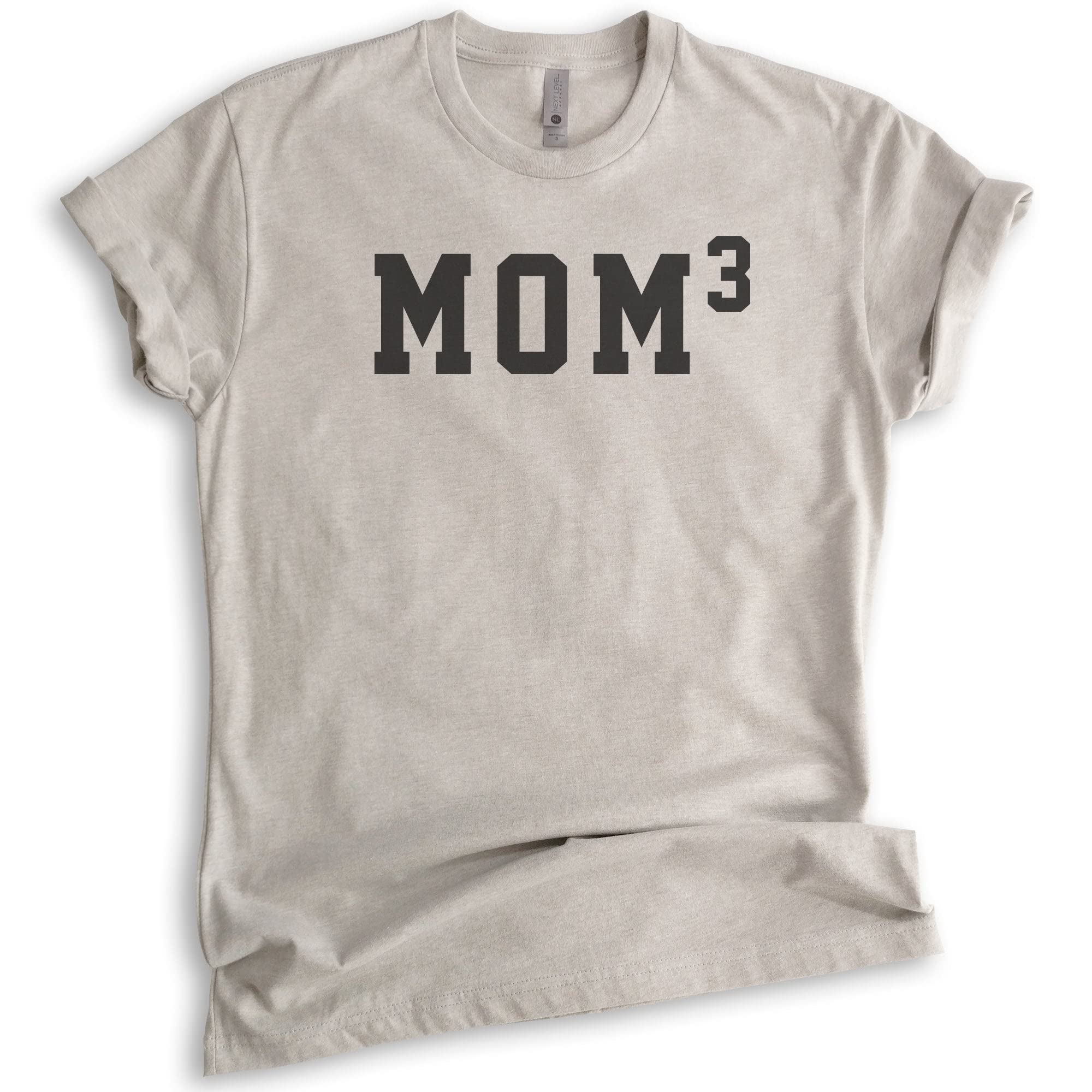 Comfortable Unisex Mom T-Shirt for Women - Soft Light Silk Gray Cotton Tee - Perfect for Mother's Day Gifts, Family Reunions & Casual Wear - Size Small
