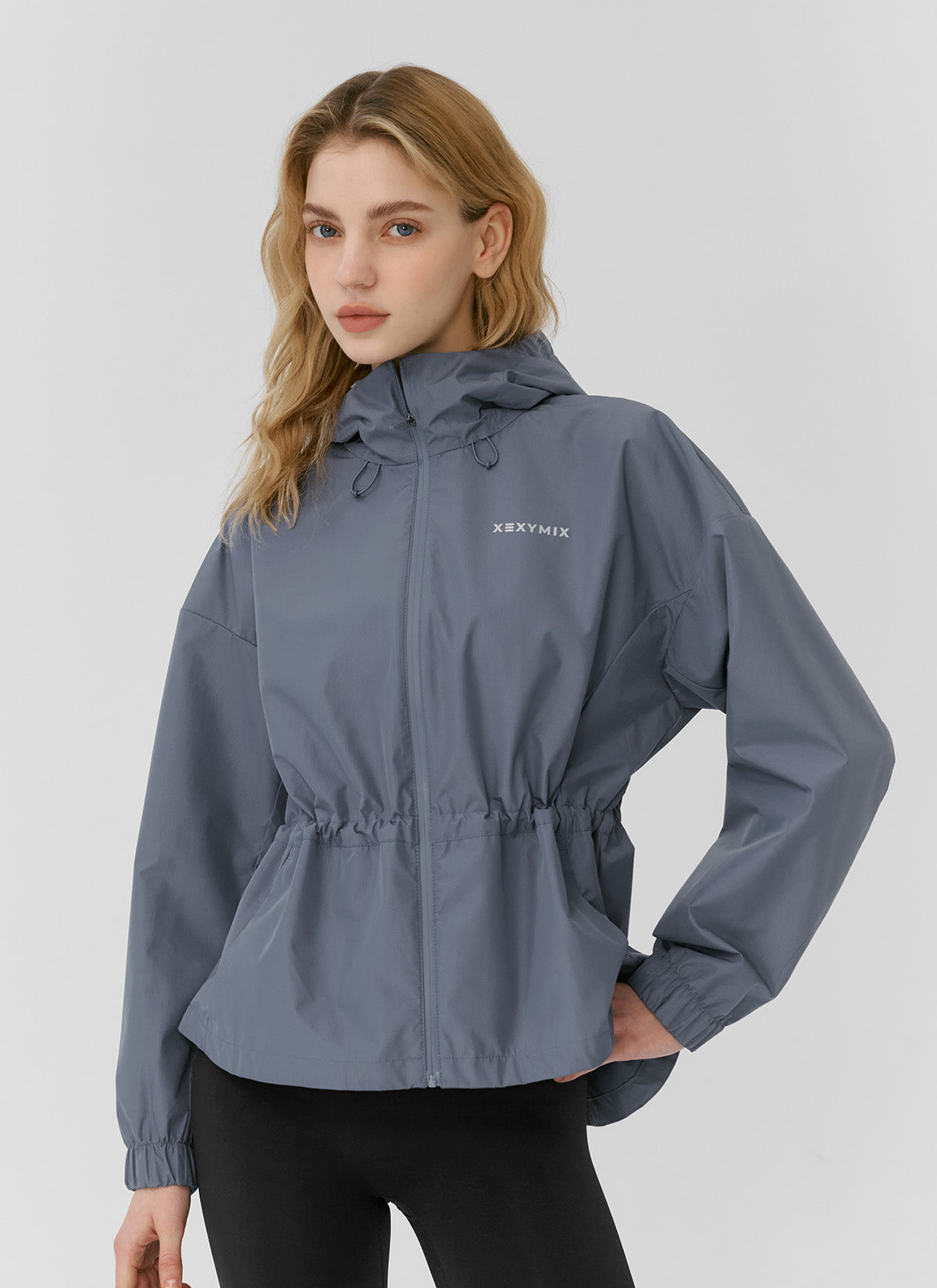 Hot Burning Lightweight Hooded Jacket for Men & Women - Waterproof Windproof Outdoor Hiking, Camping, Running, Cycling
