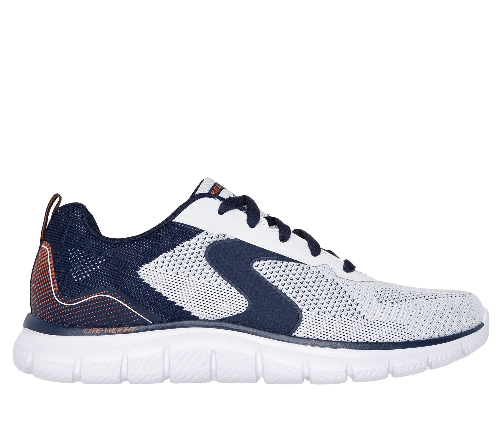 Skechers Men's White Running Shoes - Lightweight Comfort for Jogging, Walking & Gym Workouts